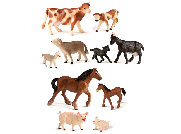 DOMAĆE ŽIVOTINJE I MLADUNČAD, 10 kom.