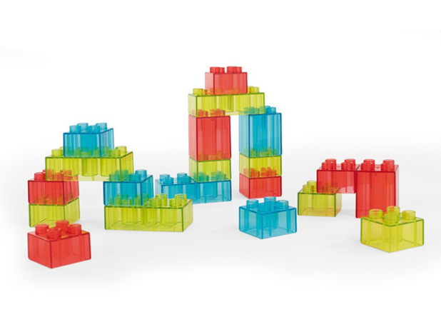 KOCKE PROZIRNE U KANTICI, 55 kom