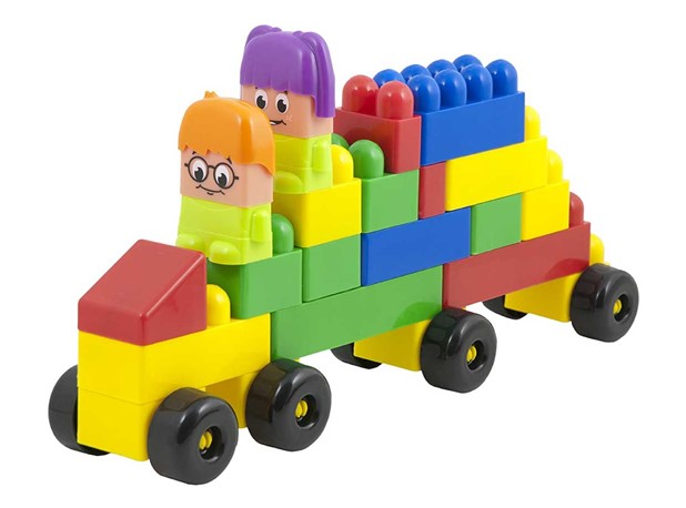 GRAĐEVNE KOCKE PLASTIČNE, 96 kom