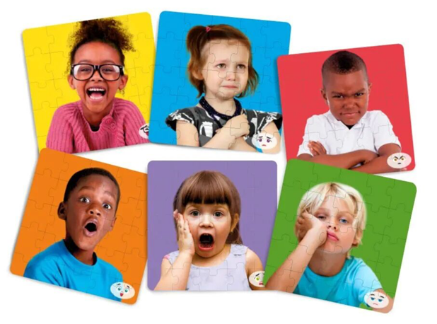 KOMPLET PUZZLE EMOCIJE, 6 kom