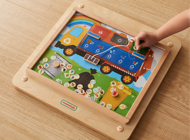 MAGNETNA ZIDNA PLOČA RAZVRSTAVANJE OTPADA