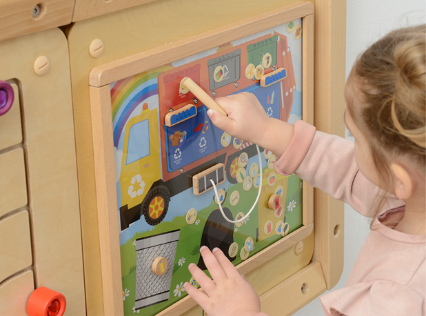 MAGNETNA ZIDNA PLOČA RAZVRSTAVANJE OTPADA