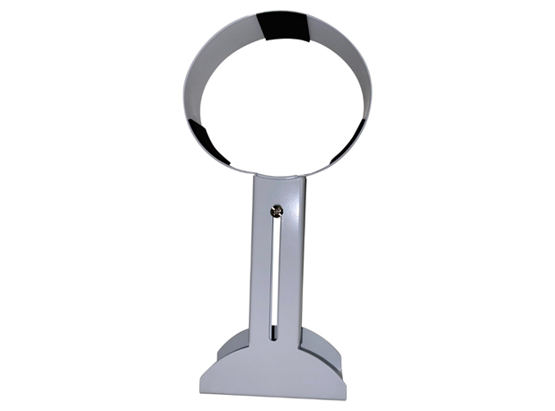 DRŽAČ ZA STUP SA SVJETLOM 10 cm, BIJELI