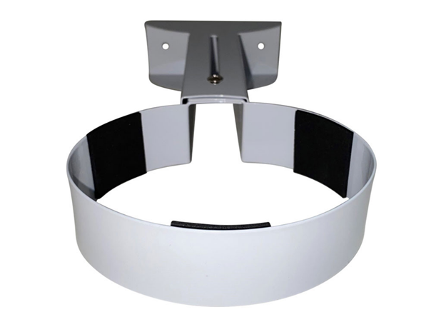 DRŽAČ ZA STUP SA SVJETLOM 10 cm, BIJELI