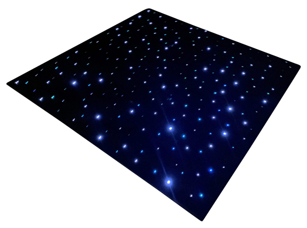 TEPIH S LED ZVJEZDAMA, dim 95 x 95 cm