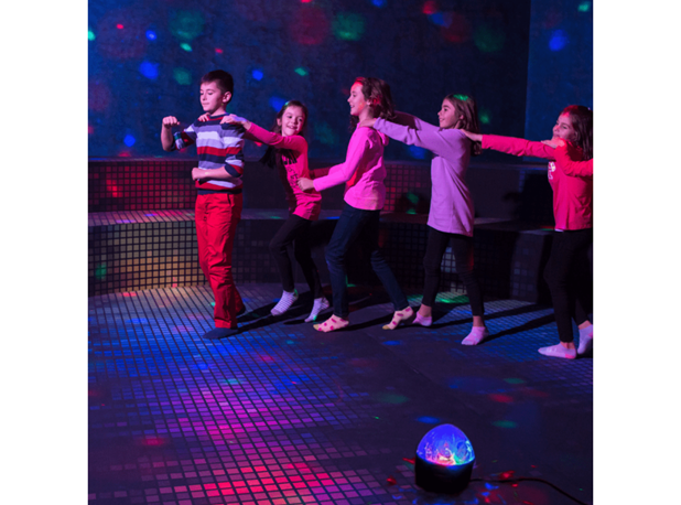 SVJETLEĆA LED KUGLA KALEIDOSKOP/ZVUČNIK