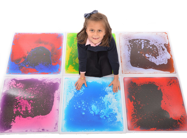 PODNE PLOČE S TEKUĆINOM 50x50cm, 6 kom