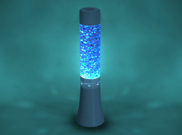 GLITTER LED LAMPA