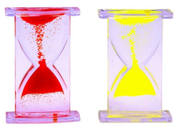 PJEŠČANI SATOVI S TEKUĆINOM MINI, 2 kom