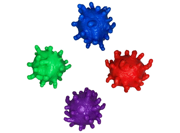 STISKAJUĆE LOPTICE, 4 kom