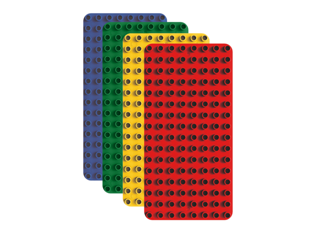 BIOBUDDI DUPLO PODLOGE ZA GRAĐENJE, 4 kom