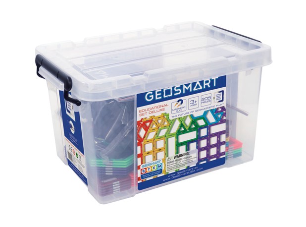 MAGNETNI KONSTRUKTOR GEOSMART 205 elem., u kutiji
