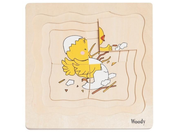 SLAGALICA RAZVOJ KOKOŠI, 18 x 19 cm