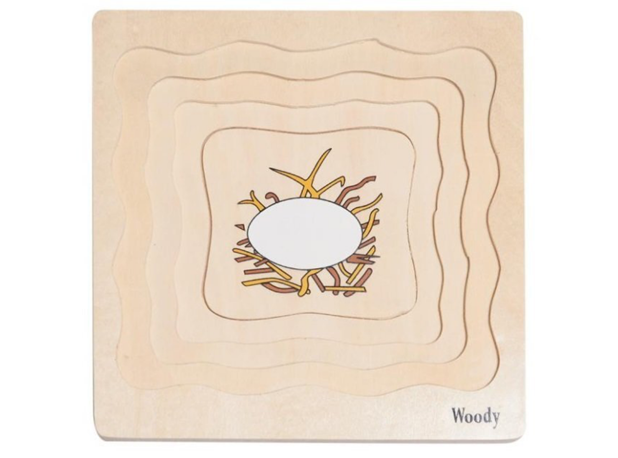 SLAGALICA RAZVOJ KOKOŠI, 18 x 19 cm