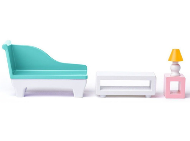 VELIKA DRVENA KUĆA ZA LUTKE S NAMJEŠTAJEM