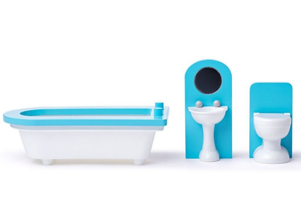 VELIKA DRVENA KUĆA ZA LUTKE S NAMJEŠTAJEM