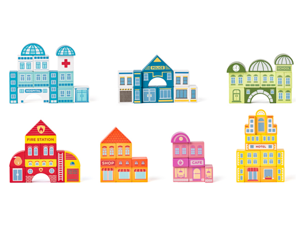 VELIKE KOCKE U KANTICI - GRAD