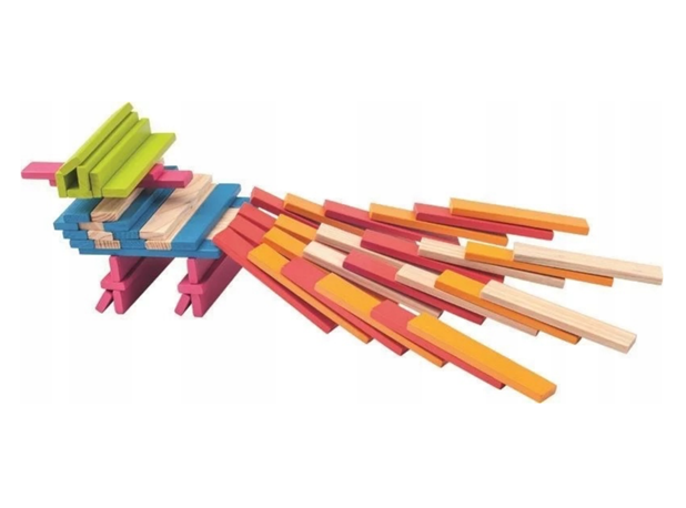 DRVENE KOCKE - RAVNE LETVICE, 200 elem.