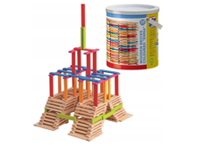 DRVENE KOCKE - RAVNE LETVICE, 200 elem.